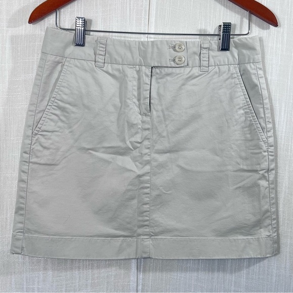 Vineyard Vines Straight Preppy Cotton Classic Minimalist Mini Skirt Sz 2 - Picture 1 of 10